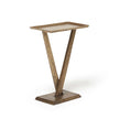 Interlude Wilton Accent Table Antique Brass