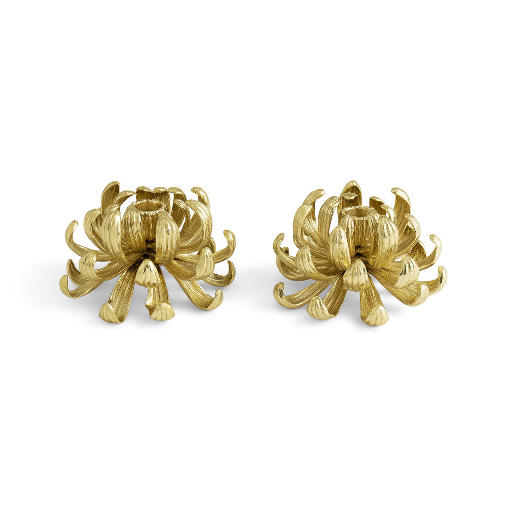 Michael Aram Dahlia Candleholders - Set of 2