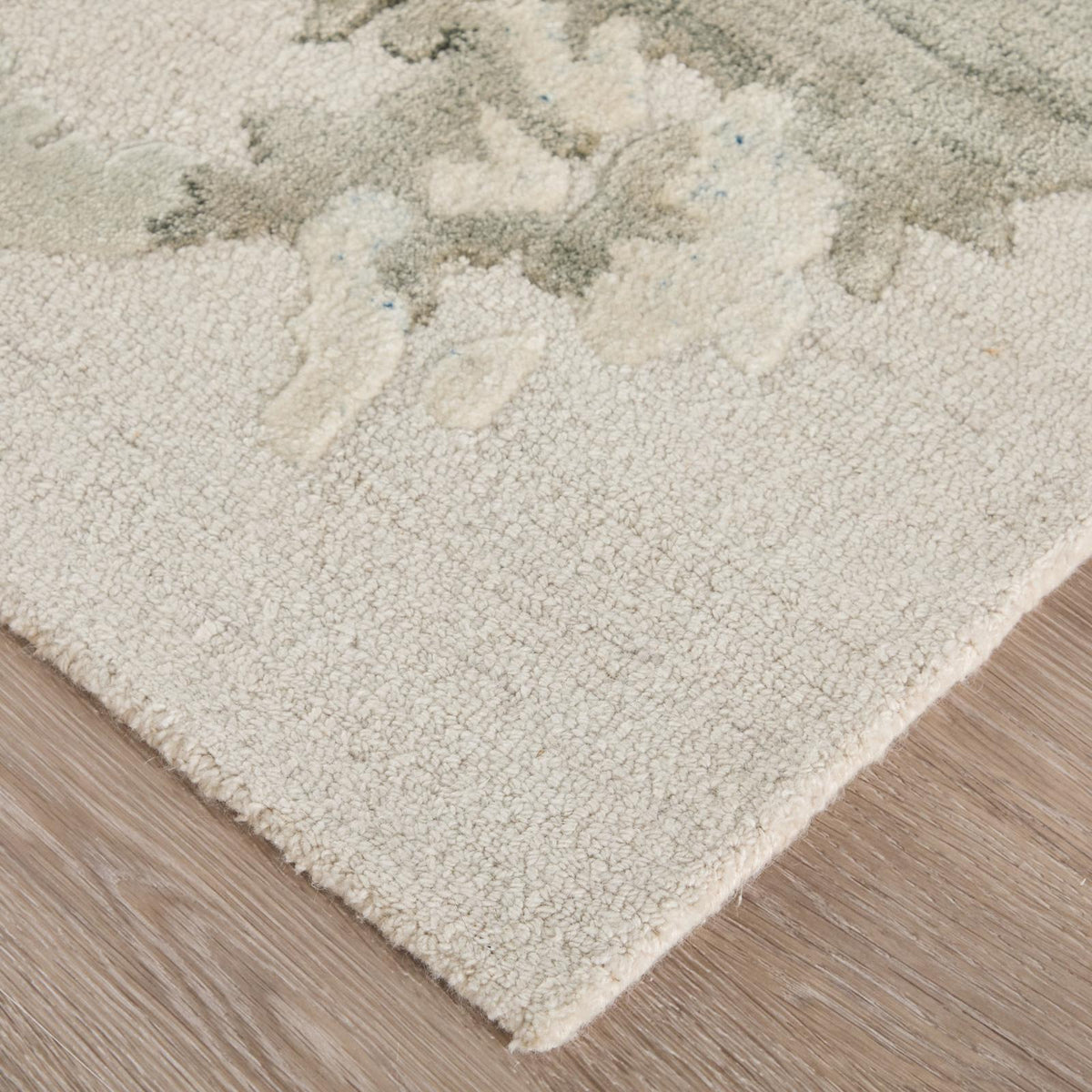 Feizy Kendall 8A62F Modern Abstract Rug in Ivory/Blue/Gray