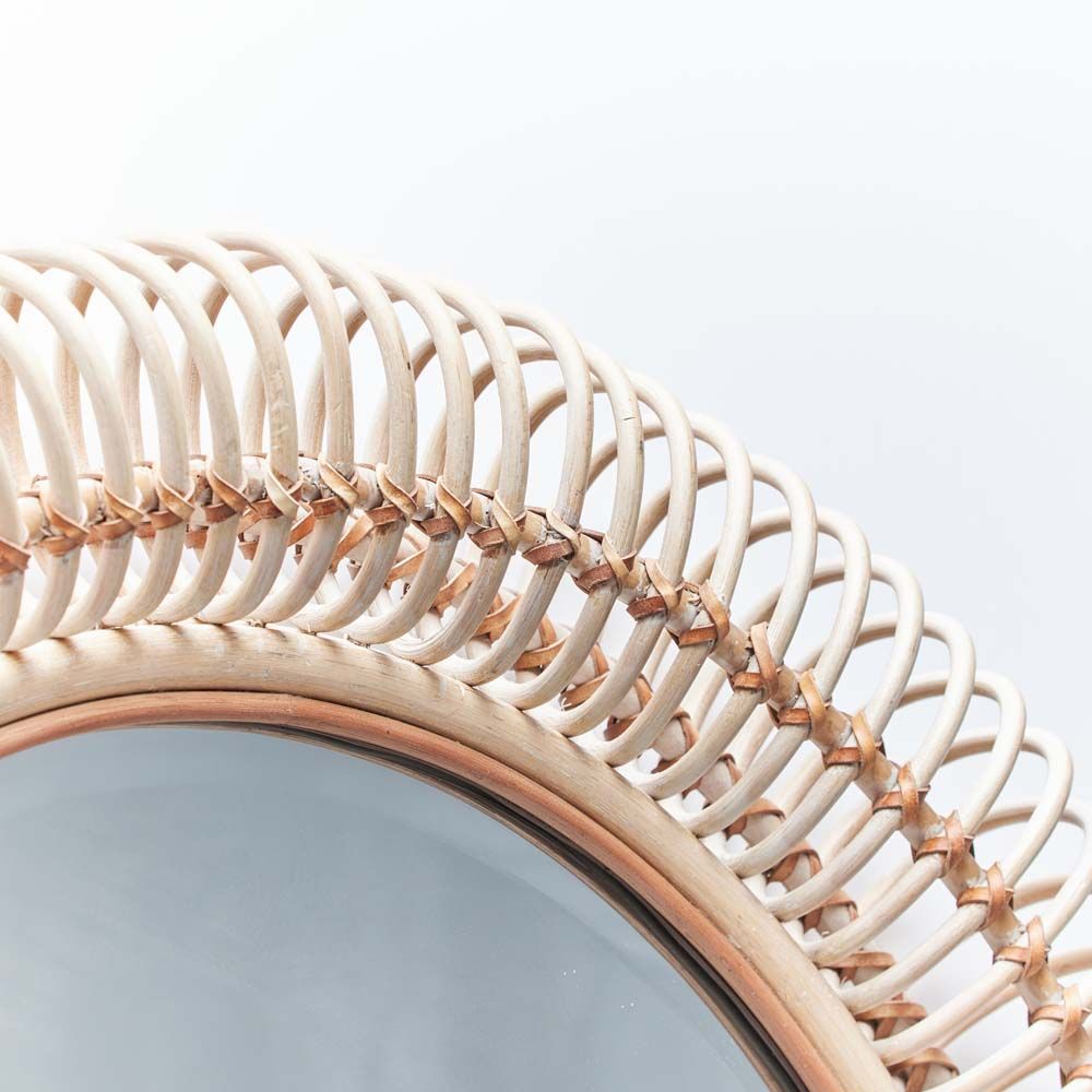 Interlude Miramar Round Mirror DSC