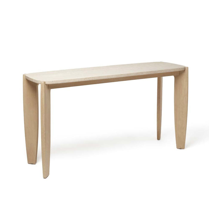 Interlude Rocco Console Travertine