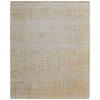 Feizy Eastfield 69FRF Modern Abstract Rug in Yellow/Ivory/Gold