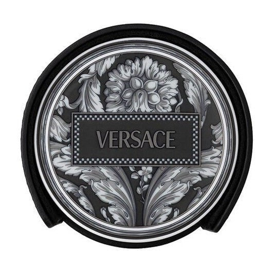 Versace Barocco Haze Coaster in Leather Box - Set of 4