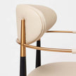 Interlude Cidra Chair Matte Black Latte