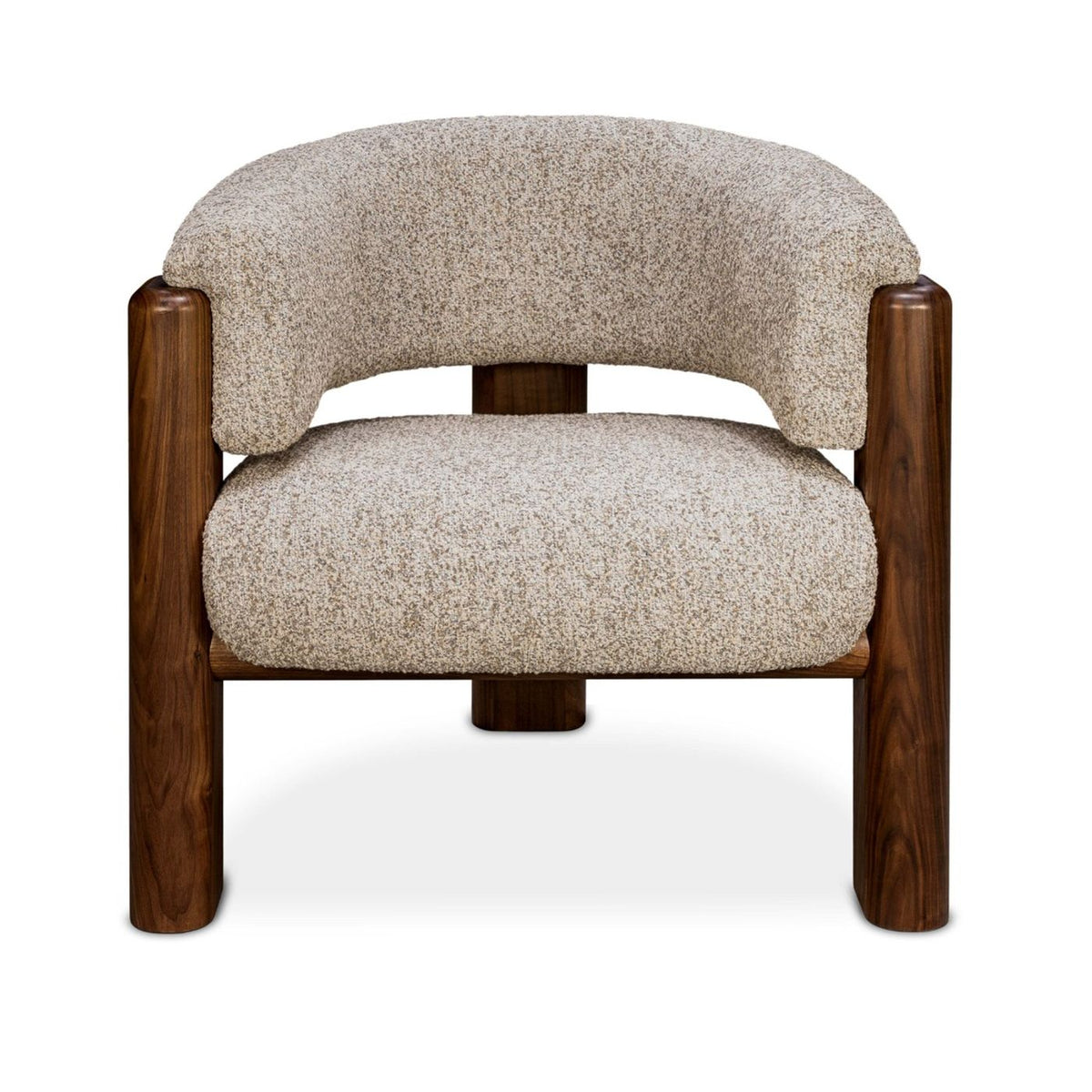 Interlude Olivia Classic Walnut Lounge Chair