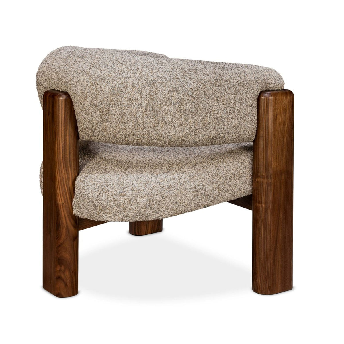 Interlude Olivia Classic Walnut Lounge Chair