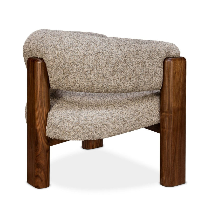 Interlude Olivia Classic Walnut Lounge Chair