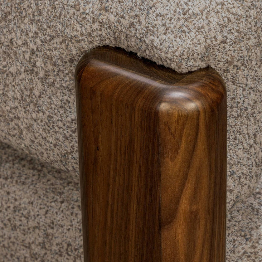 Interlude Olivia Classic Walnut Lounge Chair