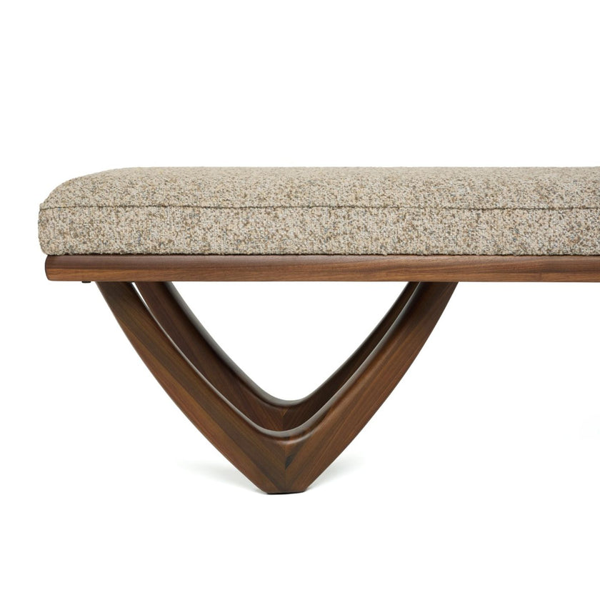 Interlude Monterey Classic Walnut Bench
