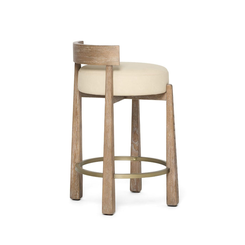 Interlude Holden Autumn Brown Counter Stool