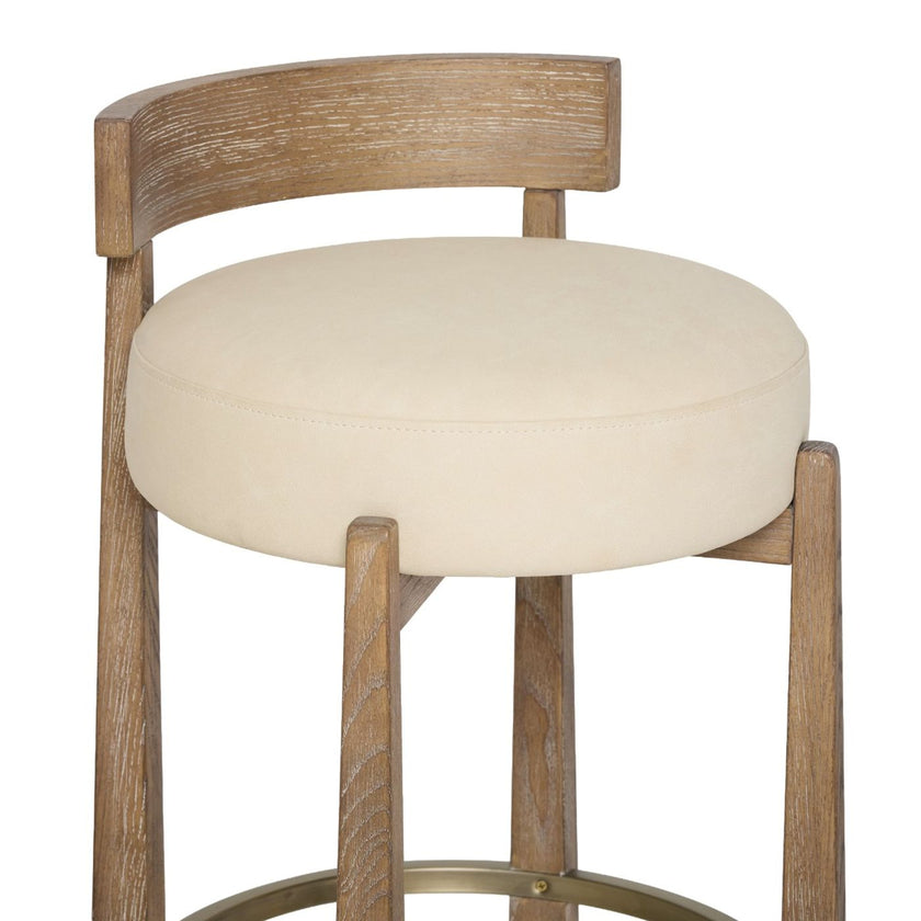 Interlude Holden Autumn Brown Counter Stool