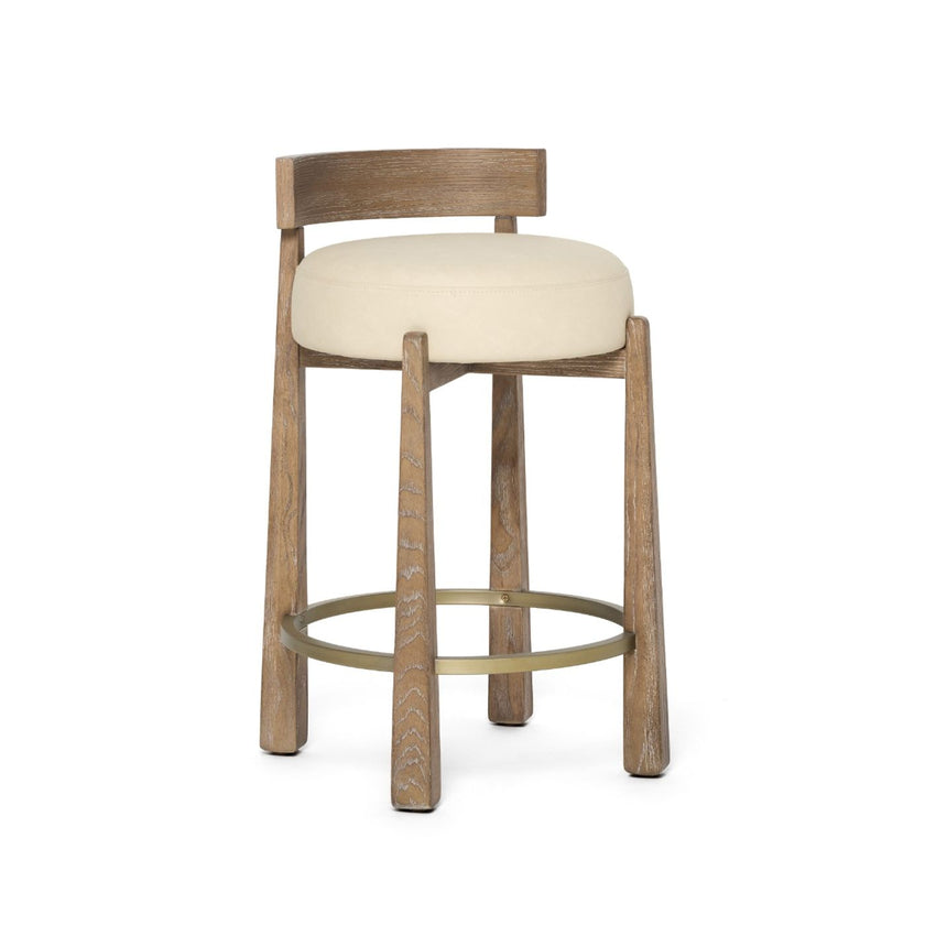 Interlude Holden Autumn Brown Counter Stool