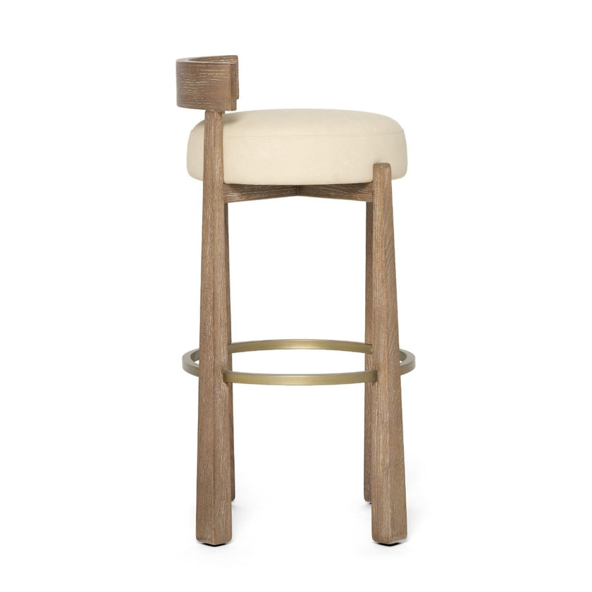 Interlude Holden Autumn Brown Bar Stool