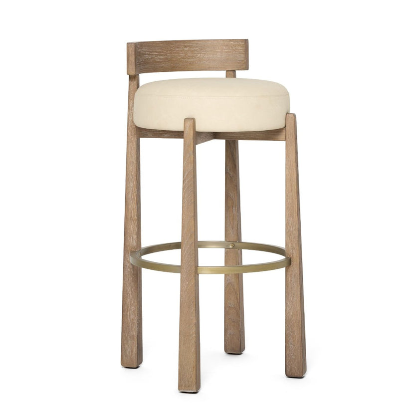 Interlude Holden Autumn Brown Bar Stool