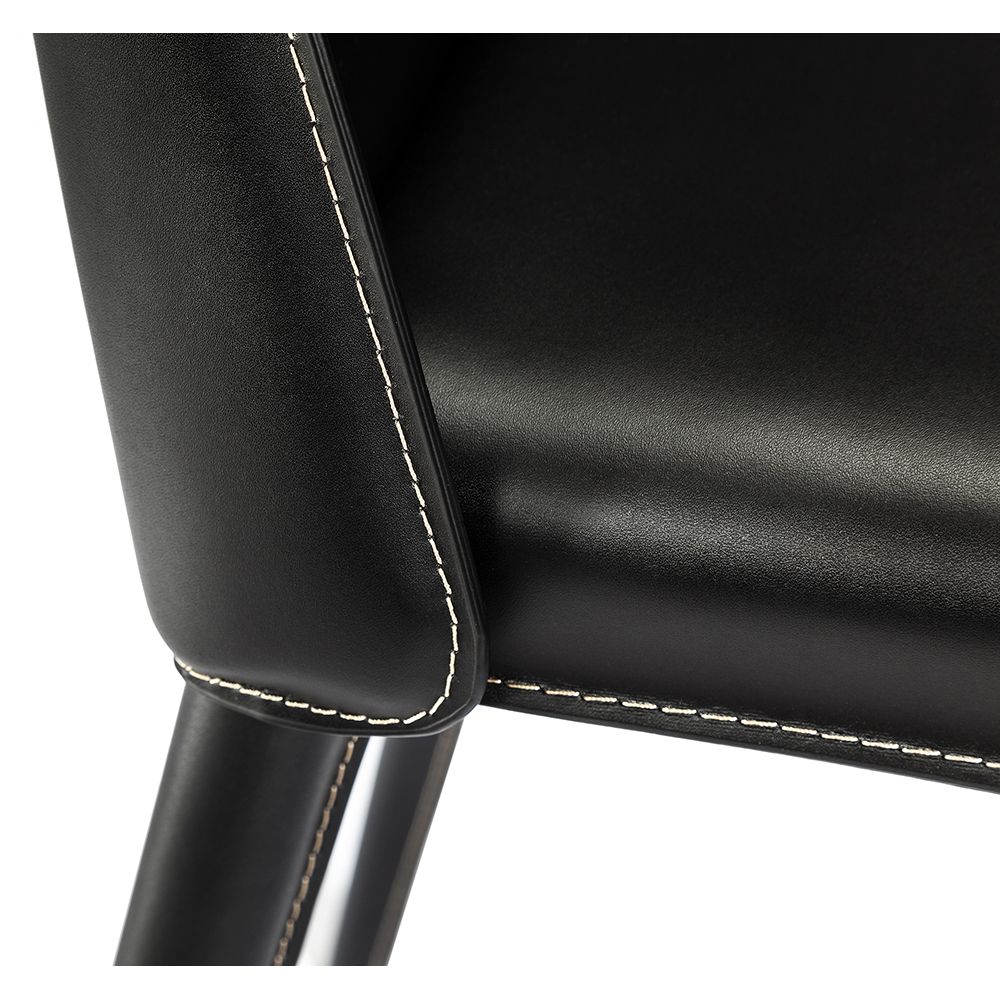 Interlude Malin Counter Stool Black