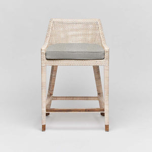 Interlude Boca Counter Stool White Wash