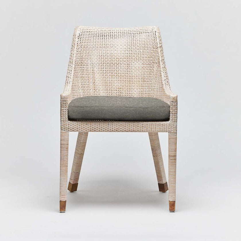 Interlude Boca Dining Chair White Wash