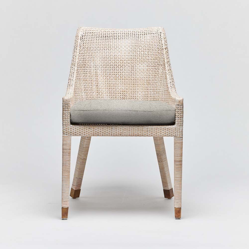 Interlude Boca Dining Chair White Wash