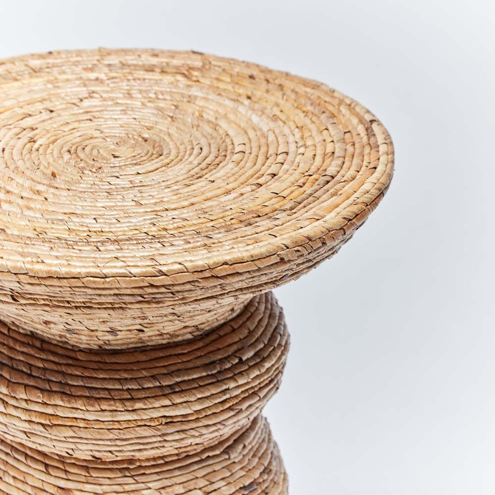 Interlude Laguna Side Table Banana Bark DSC