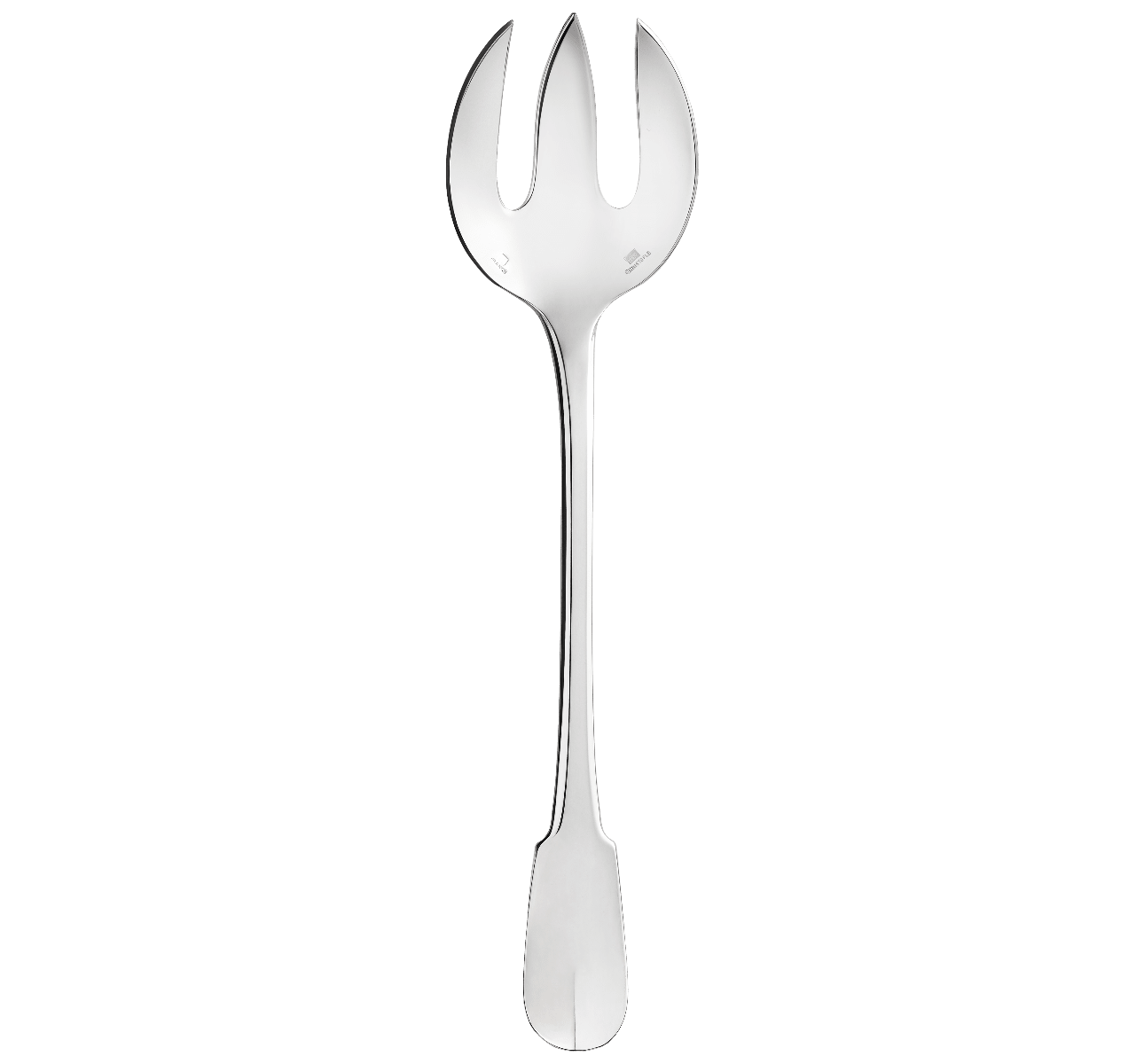 Christofle Cluny Silver Plated Salad Serving Fork