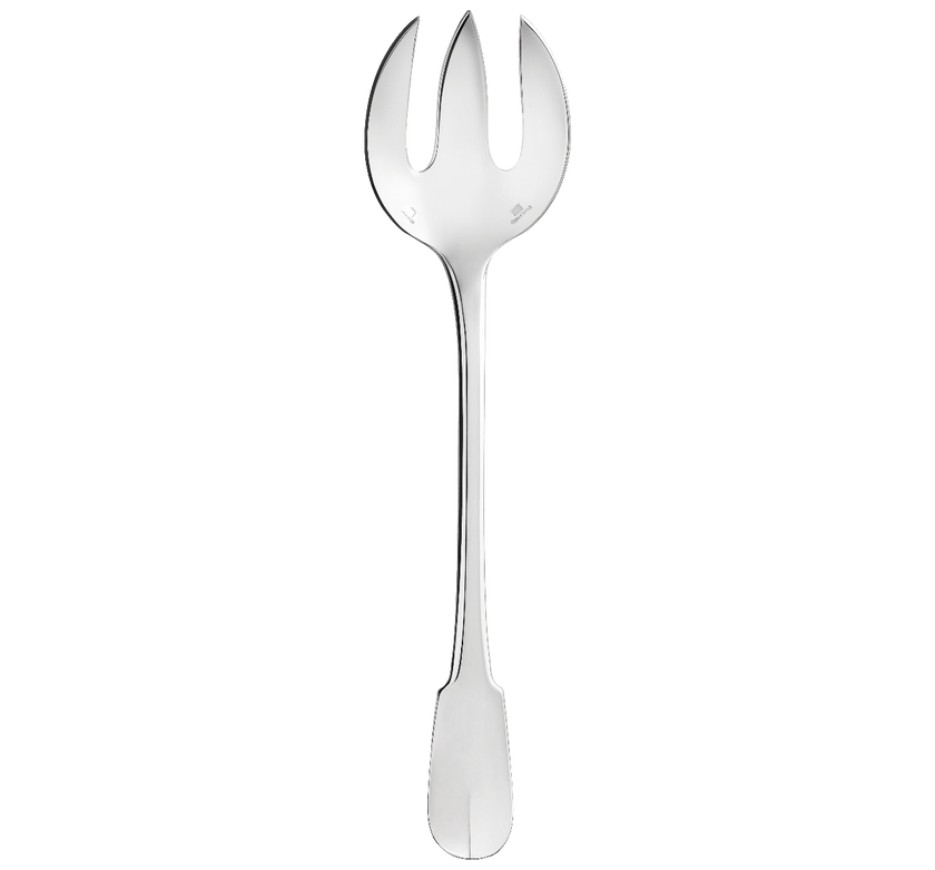Christofle Cluny Silver Plated Salad Serving Fork