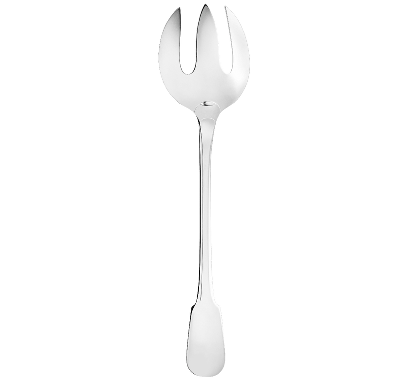 Christofle Cluny Silver Plated Salad Serving Fork