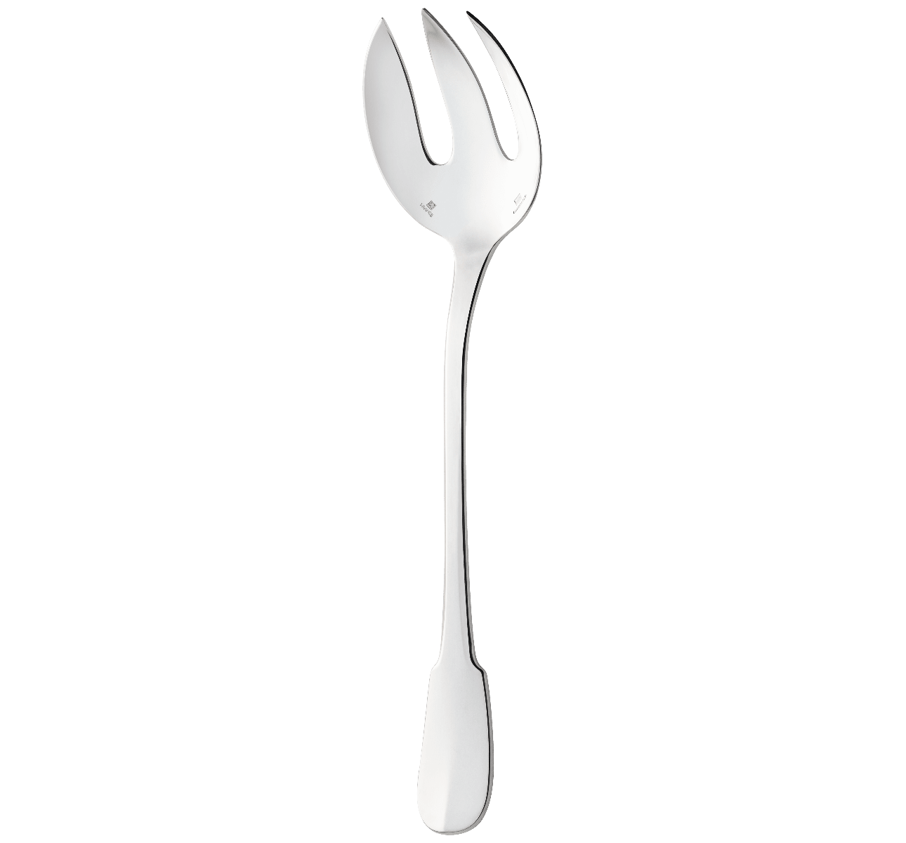 Christofle Cluny Silver Plated Salad Serving Fork