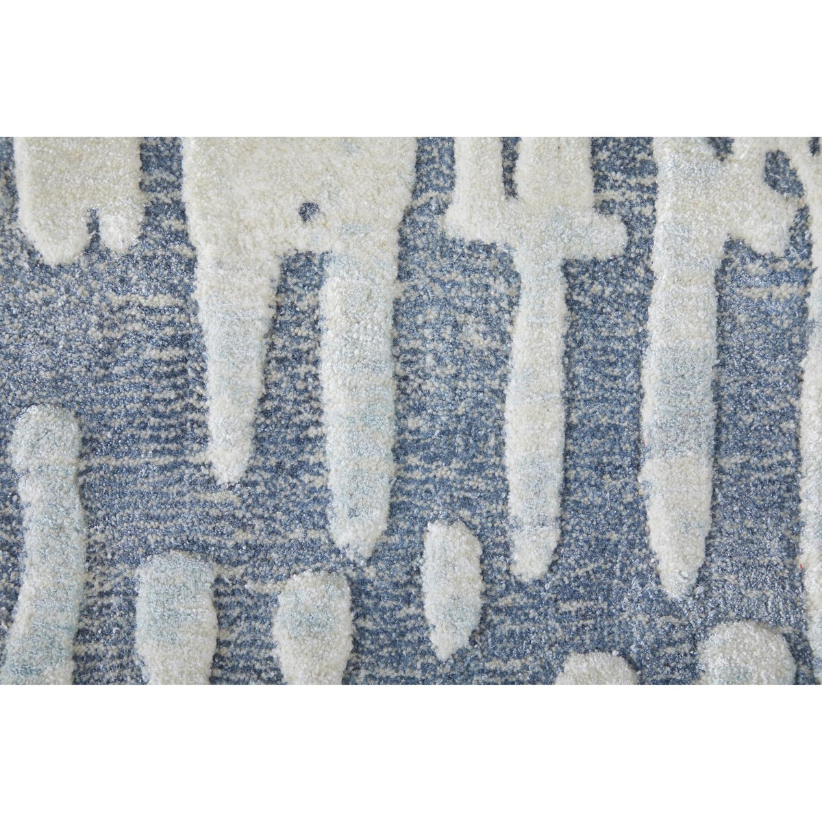 Feizy Braden 8A49F Modern Abstract Rug in Blue/Ivory