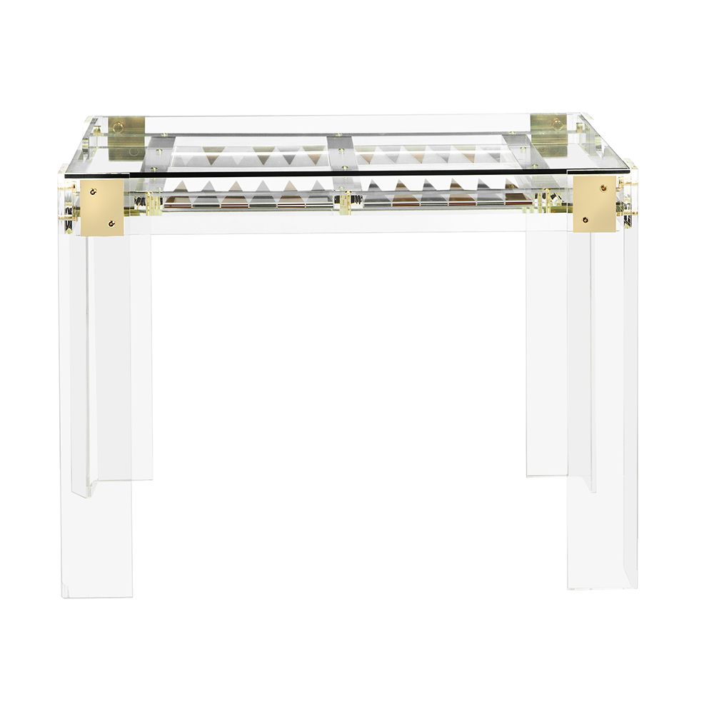 Interlude Pierre Acrylic Backgammon Table