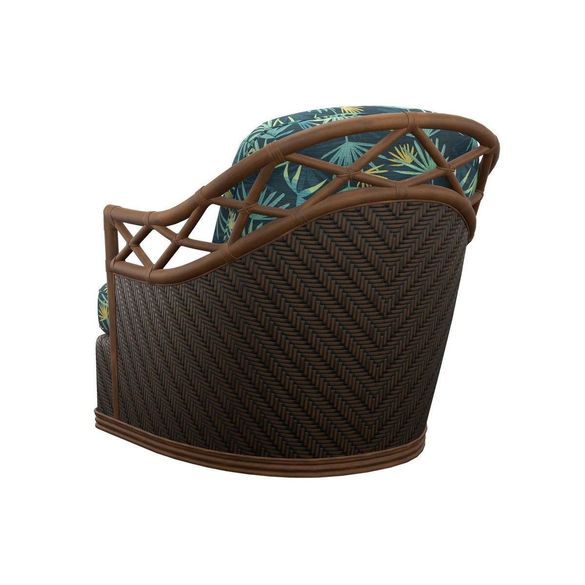 Tommy Bahama Home Featured Upholstery Diamond Cove Swivel Chair