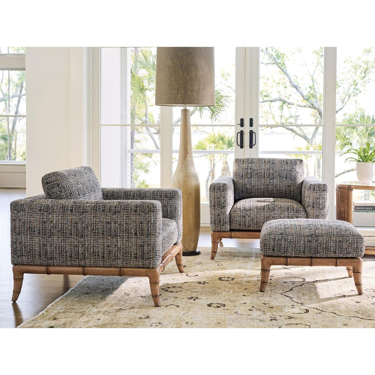 Tommy Bahama Home Key Biscayne Star Island Ottoman