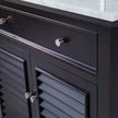 Ambella Louvered Sink Chest - Rubbed Raven
