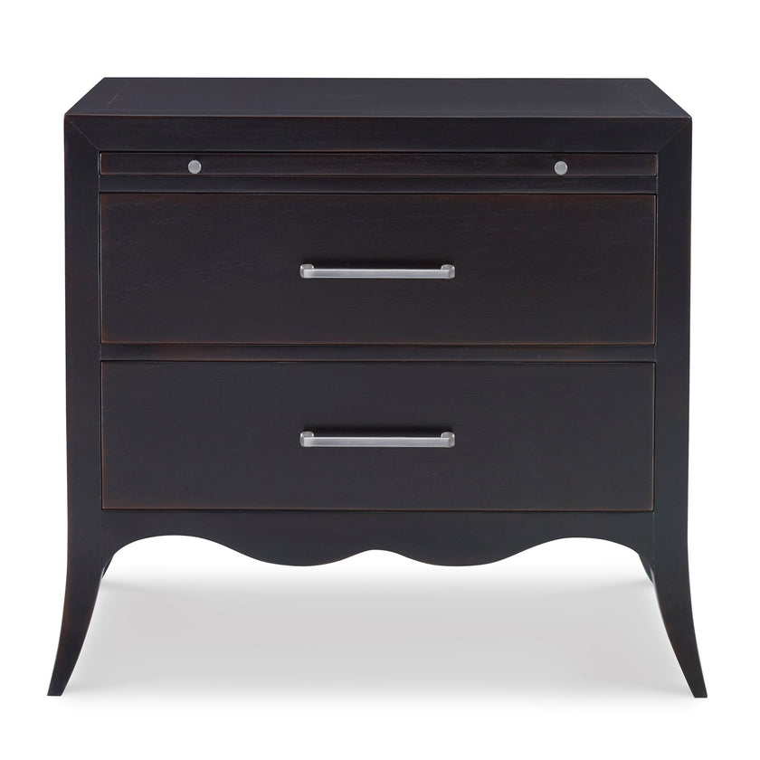 Ambella Beatrix Large Nightstand - Rubbed Raven