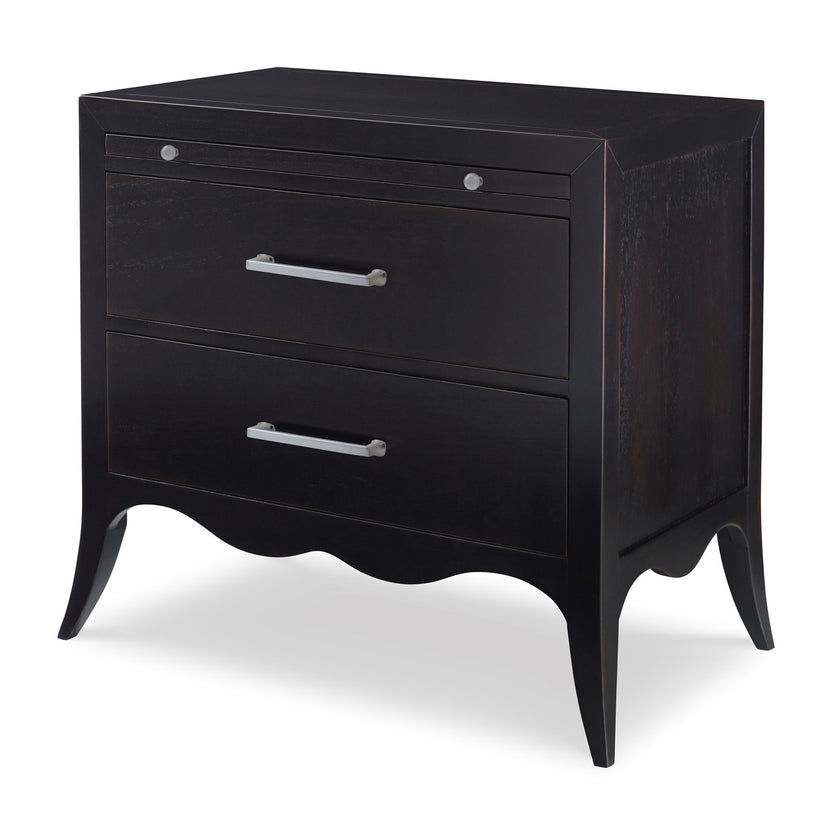 Ambella Beatrix Large Nightstand - Rubbed Raven