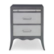 Ambella Beatrix Nightstand - Ash Grey / Linen