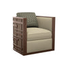 Tommy Bahama Home Featured Upholstery Semerang Swivel Chair