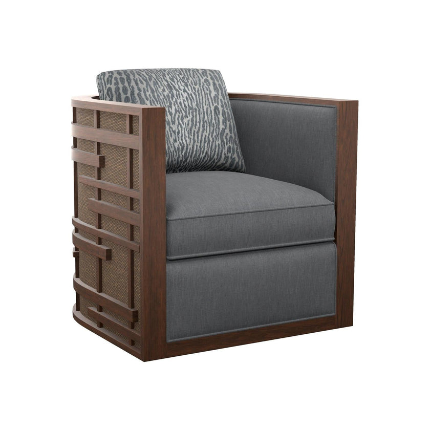 Tommy Bahama Home Featured Upholstery Semerang Swivel Chair