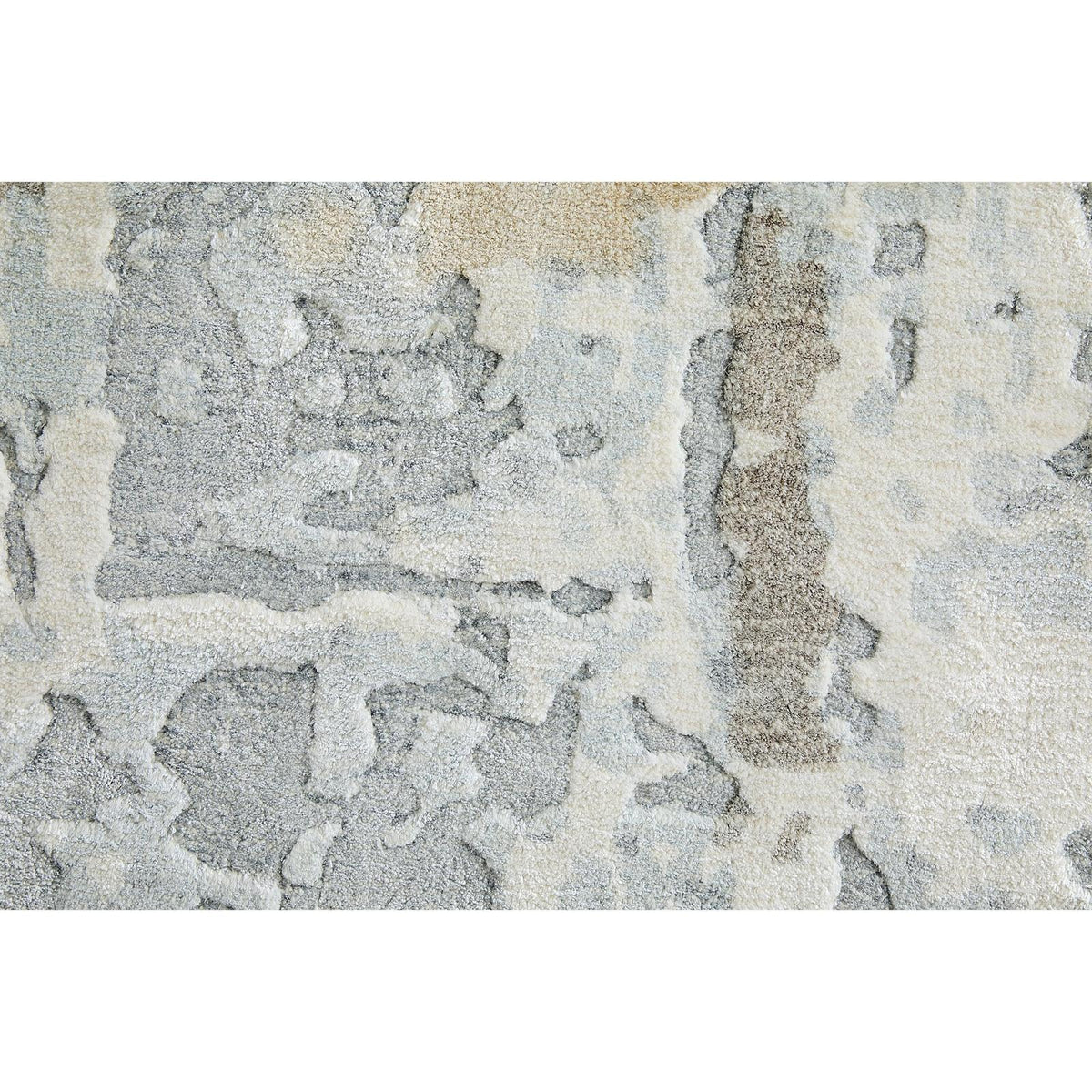 Feizy Braden 8A51F Modern Abstract Rug in Blue/Gray/Brown
