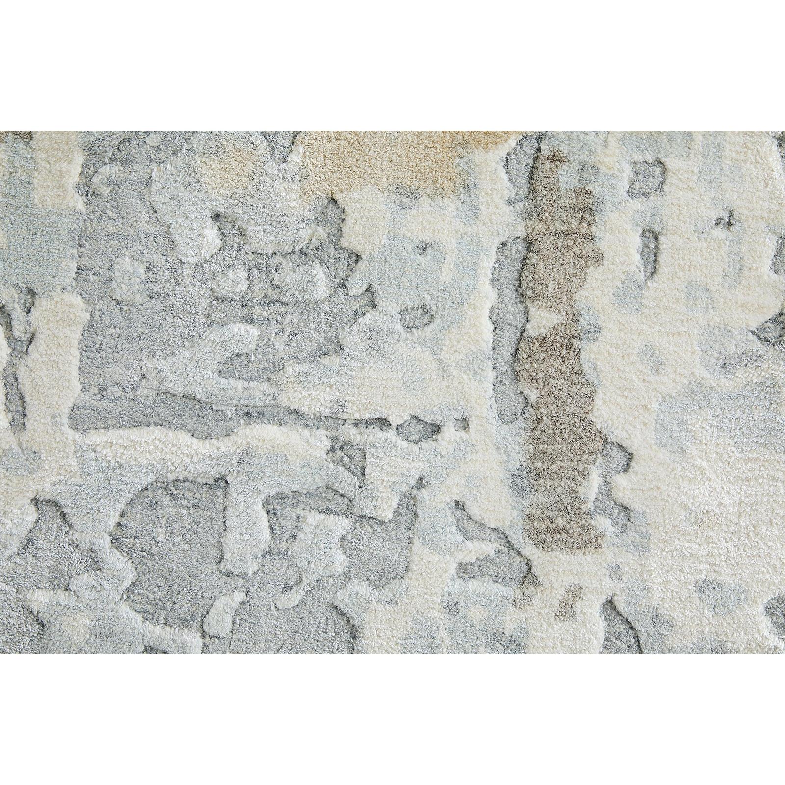 Feizy Braden 8A51F Modern Abstract Rug in Blue/Gray/Brown