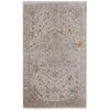 Feizy Cadiz 39T0F Traditional Medallion Rug in Ivory/Gray/Gold