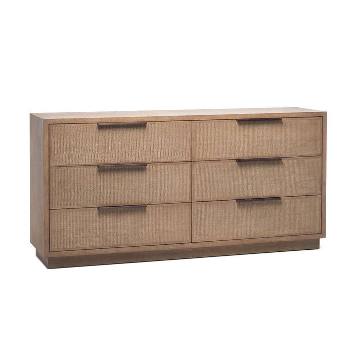 Interlude Holmes 6 Drawer Chest Harvest