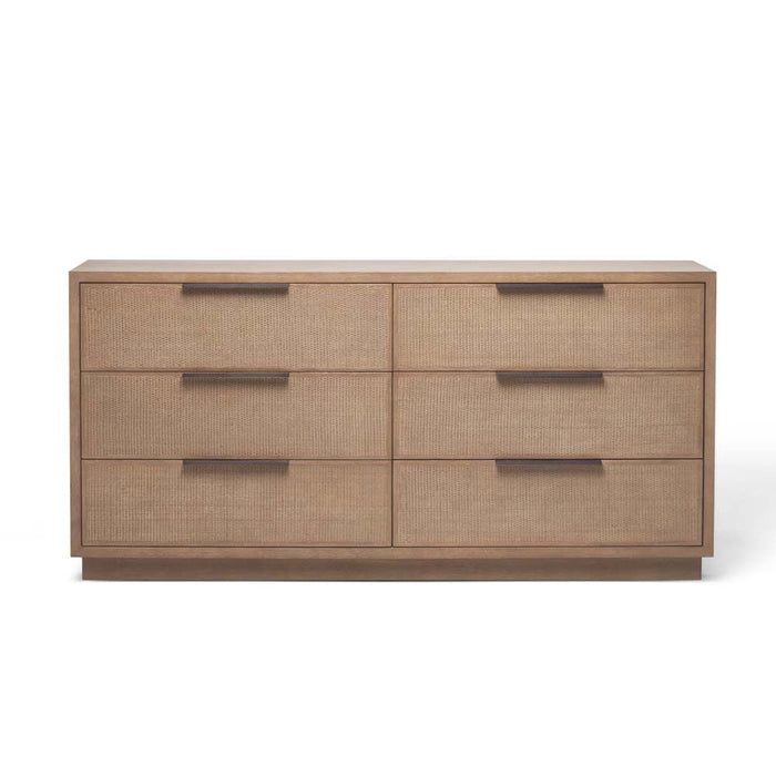 Interlude Holmes 6 Drawer Chest Harvest