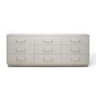 Interlude Taylor 9 Drawer Chest White