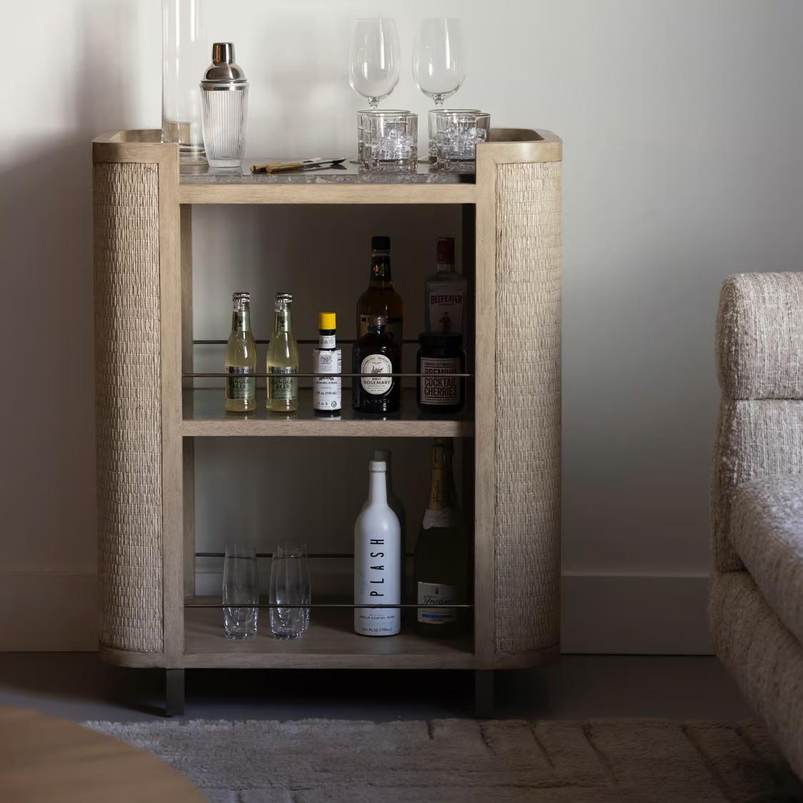 Interlude Harperly Bar Cart