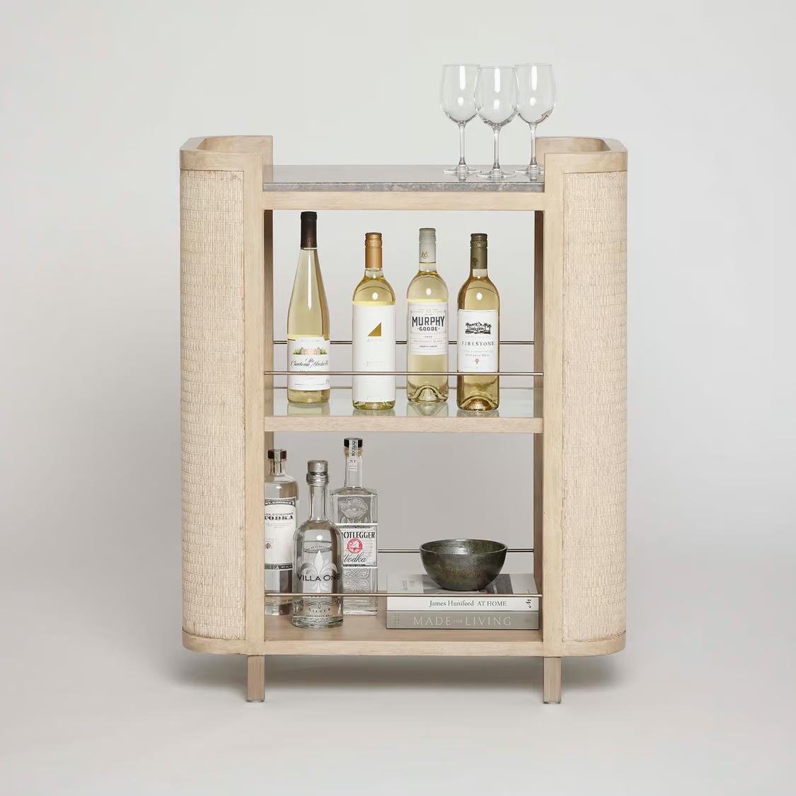Interlude Harperly Bar Cart