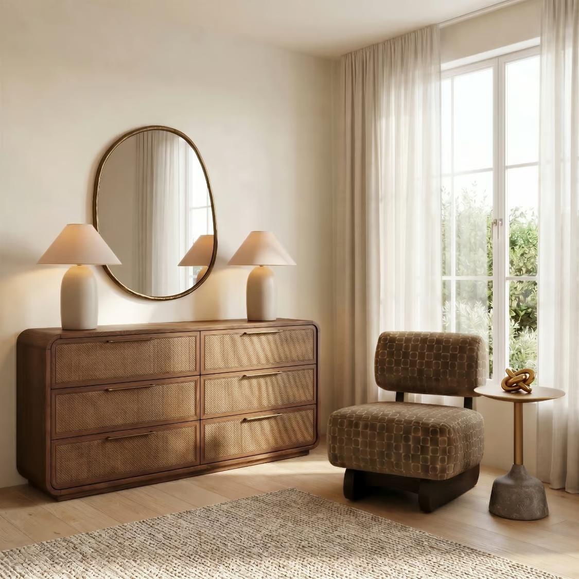 Interlude Marsh 6 Drawer Chest