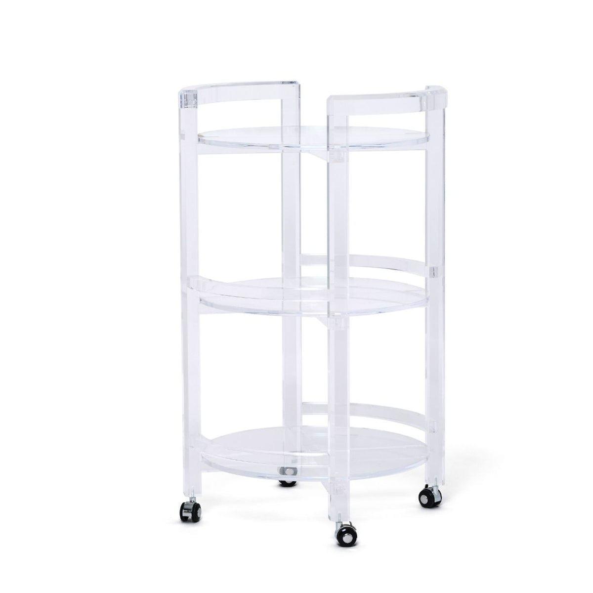 Interlude Diego Acrylic Bar Cart