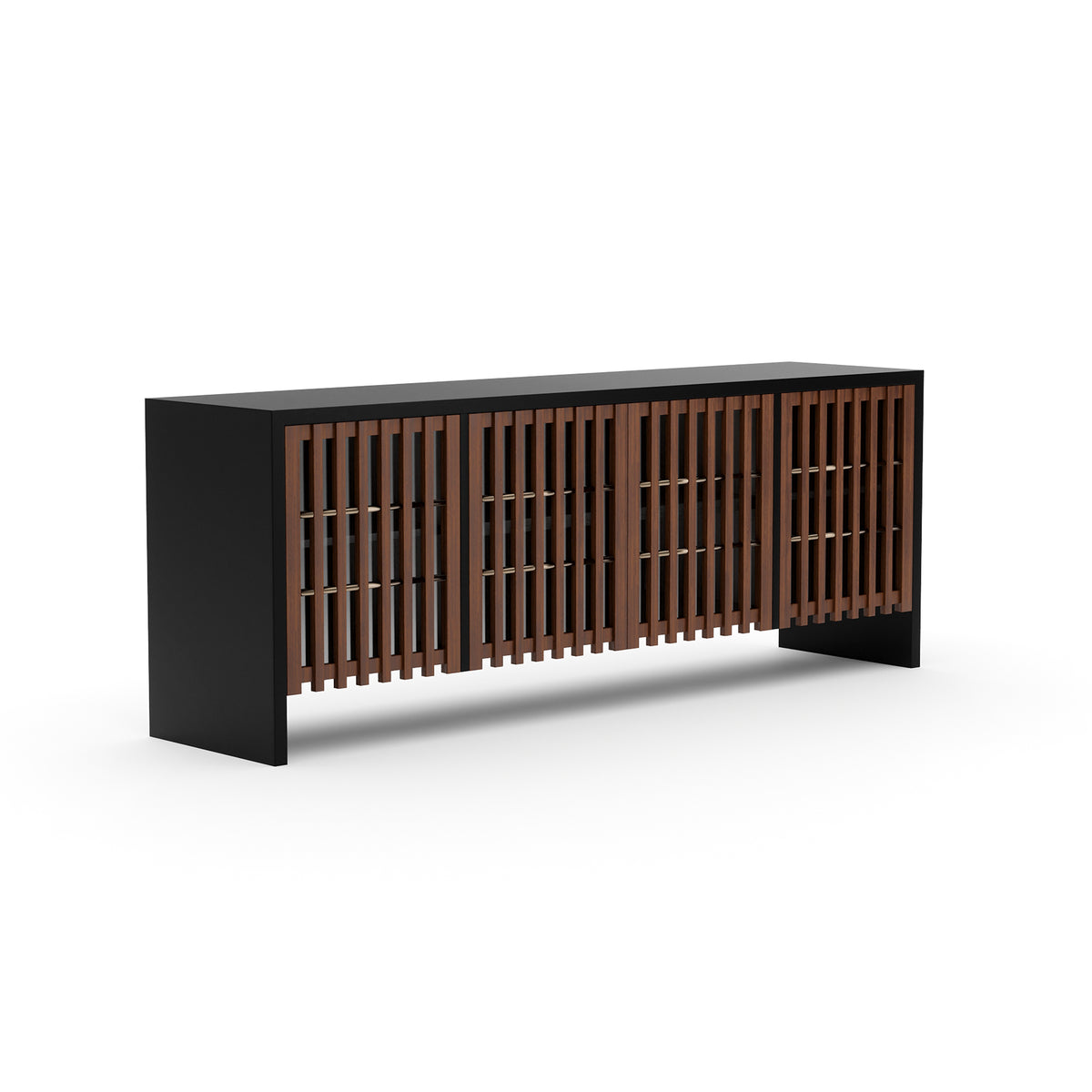 Caracole Pinstripe Dark Sideboard