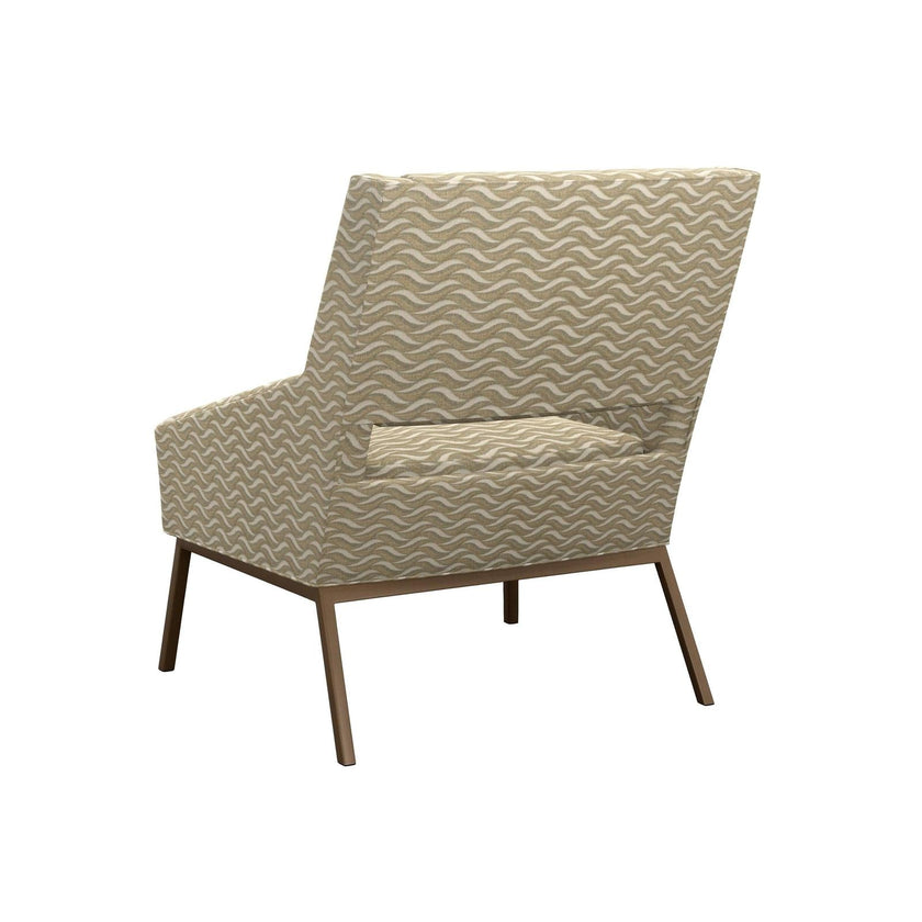 Lexington Featured Upholstery Amani Chair With Bright Brass