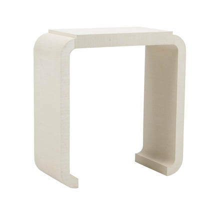 Wildwood Notched Grasscloth Waterfall Console